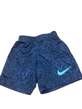 Nike Blue Performance Tee with Navy Speckle Shorts